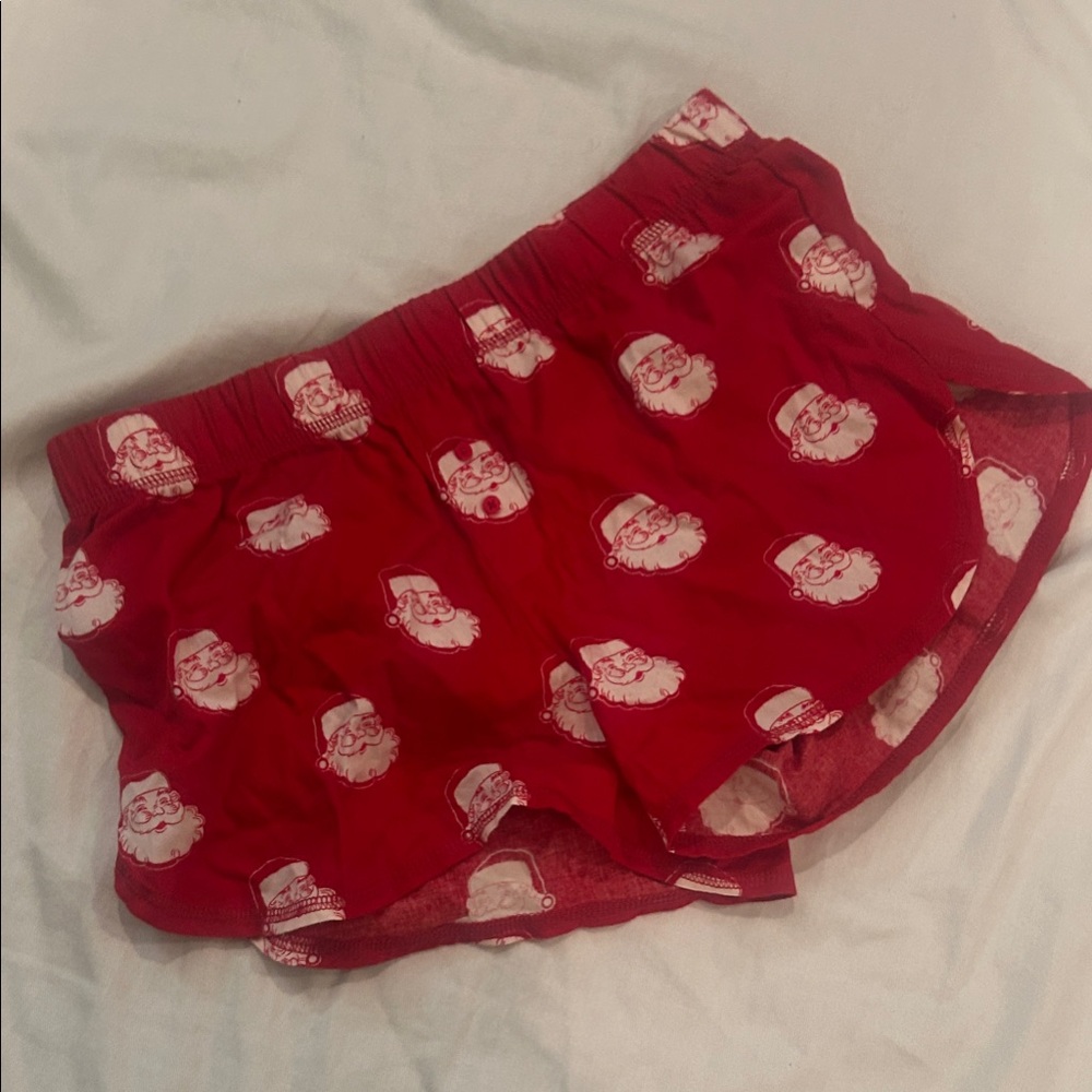 Wondershop Festive Red Santa Women's Pajama Shorts